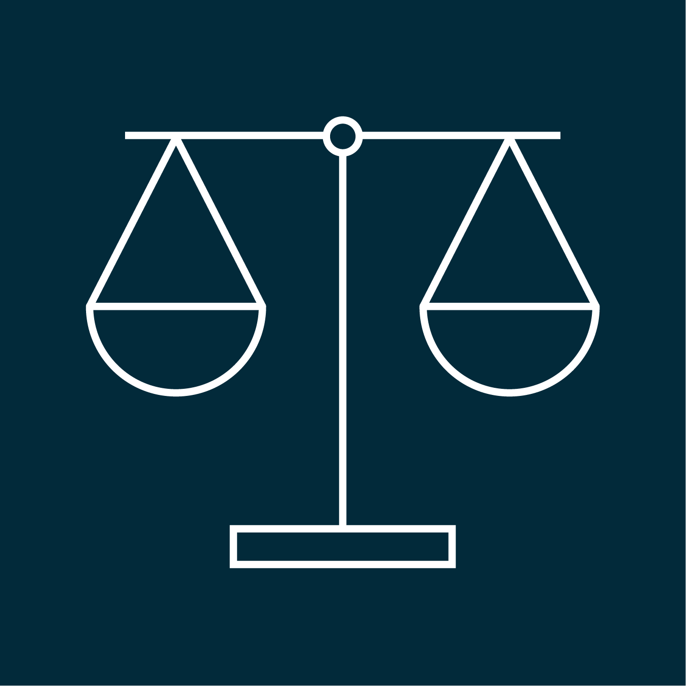 Navy work-life balance icon of a balanced scale, representing work-life balance, career satisfaction, and well-being in Navy healthcare.